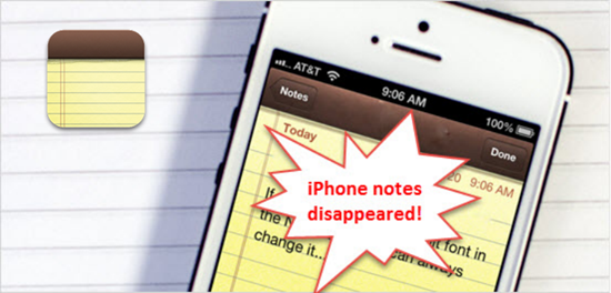 iPhone Notes Disappeared