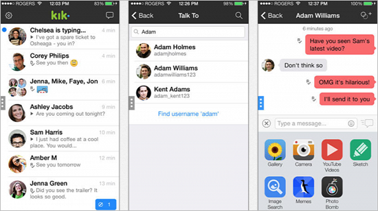 Get back old or deleted Kik messages from your friends