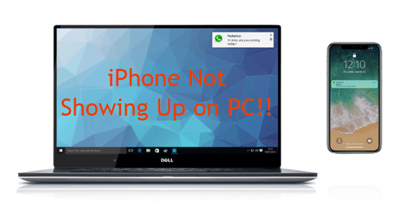iPhone Not Showing Up on PC