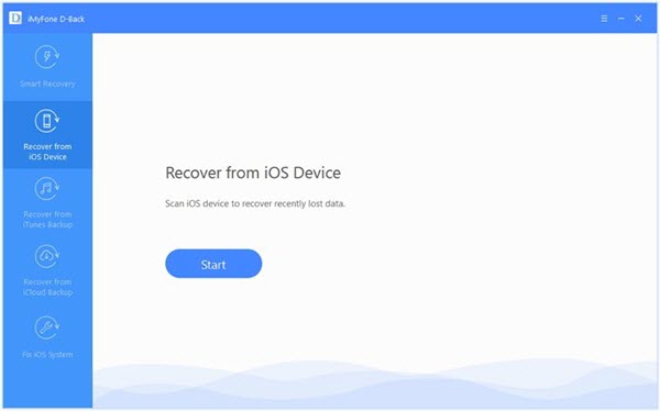 iMyFone D-Back is one of the best iOS data recovery programs