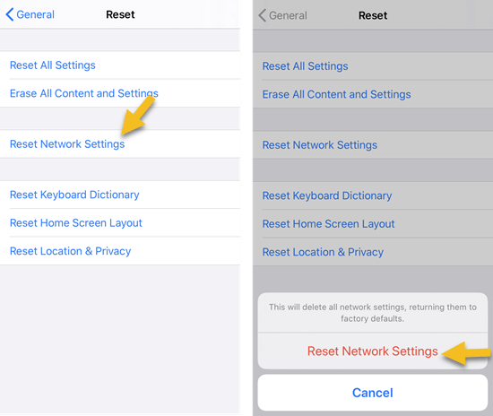 Reset Network Settings to iPhone says voicemail is full but it’s not